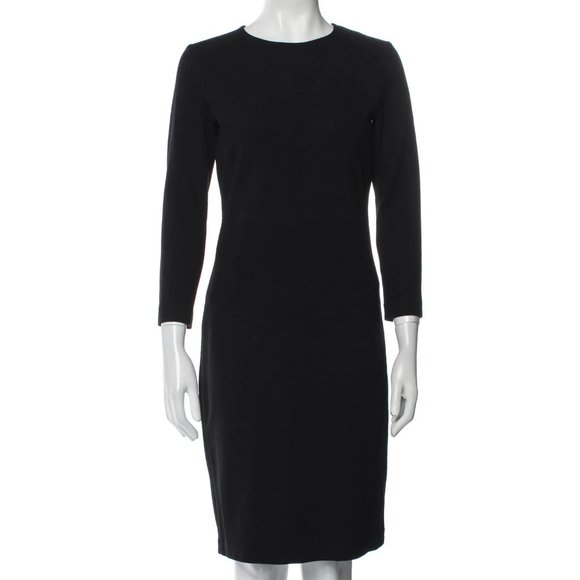 VINCE Crew-Neck Knee-Length Dress - Picture 1 of 8